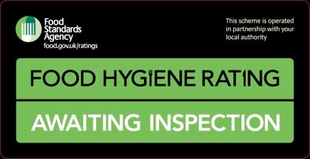 Awaiting Food Hygiene Inspection